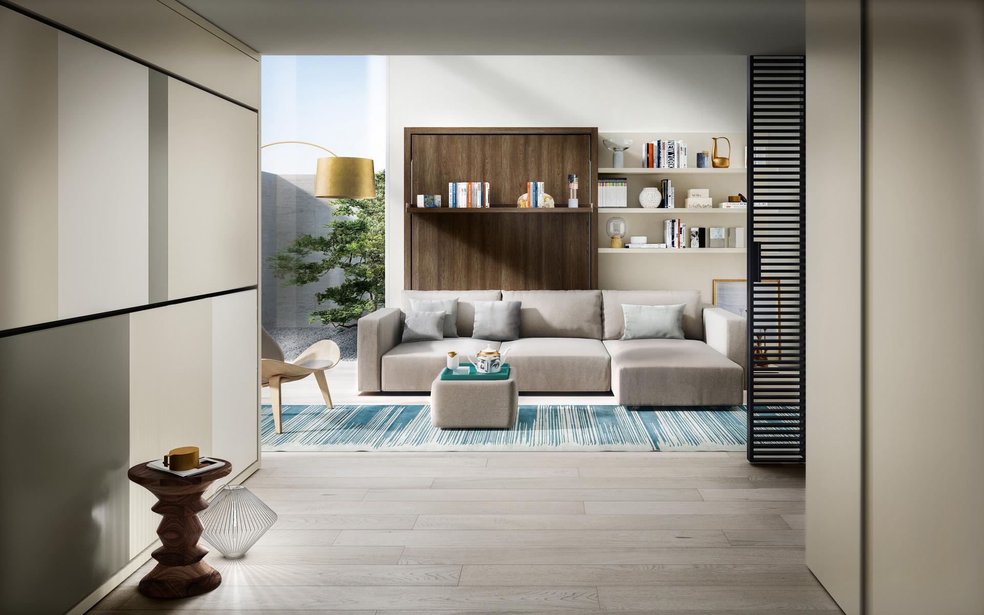 Sofa / storage wall | Swing by CLEI