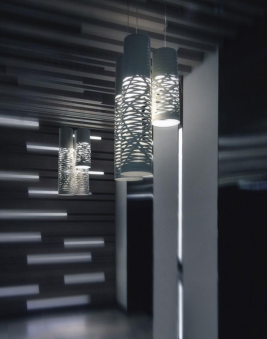 Metal pendant lamp | Tress by Foscarini