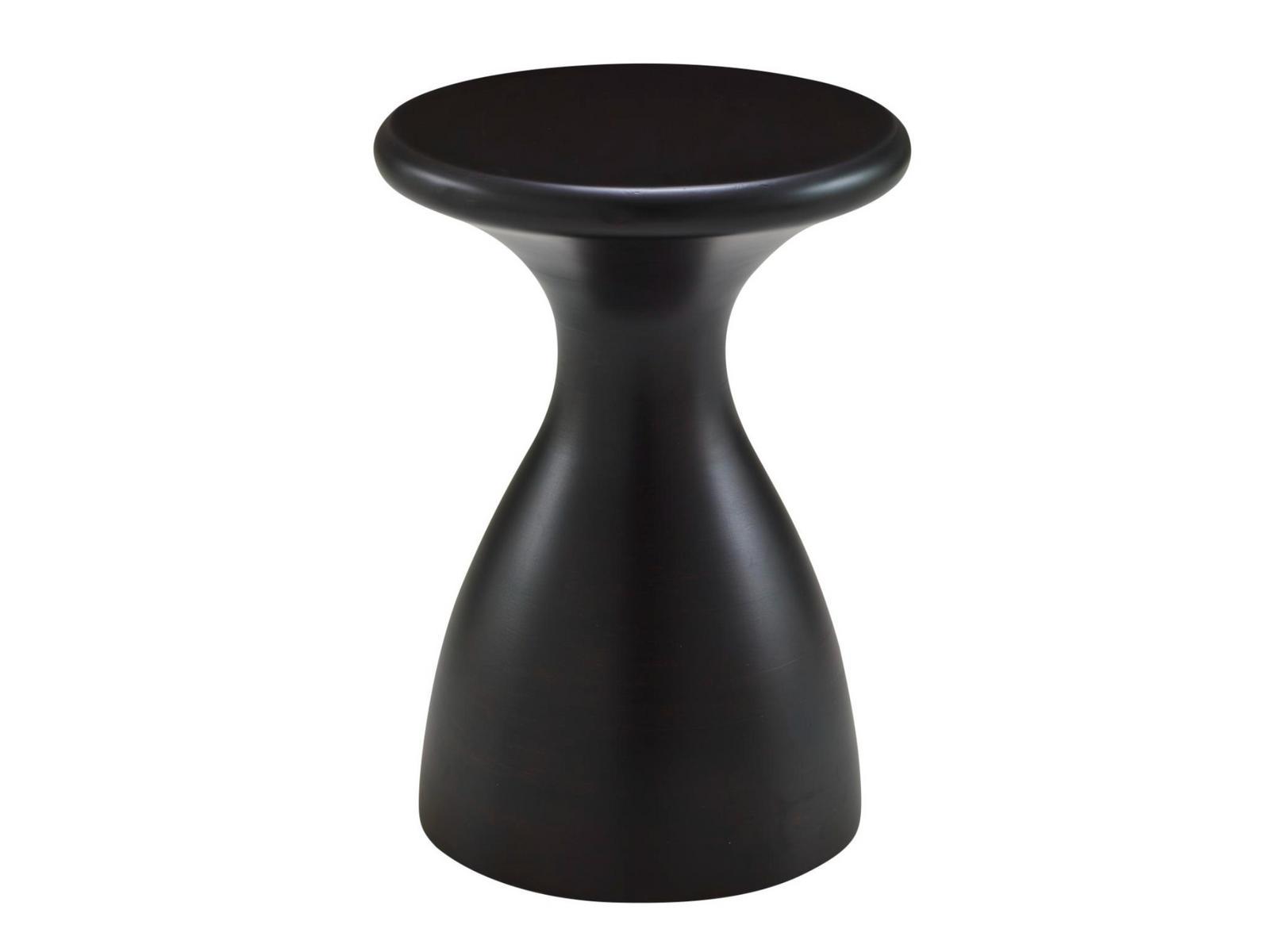 Low solid wood stool | Bottle by Ligne Roset