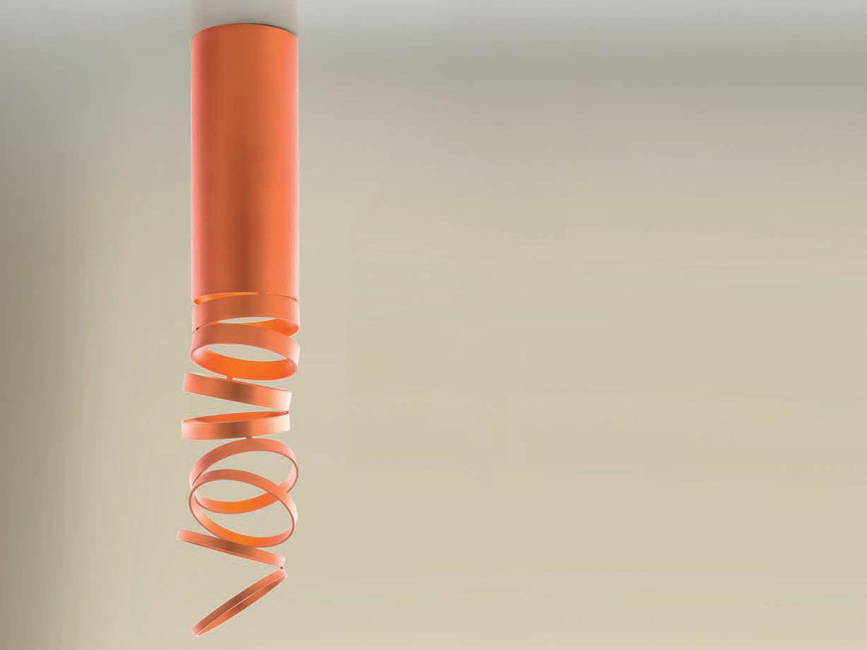 LED direct light Anodized aluminium ceiling lamp | Decomposé Light by Artemide