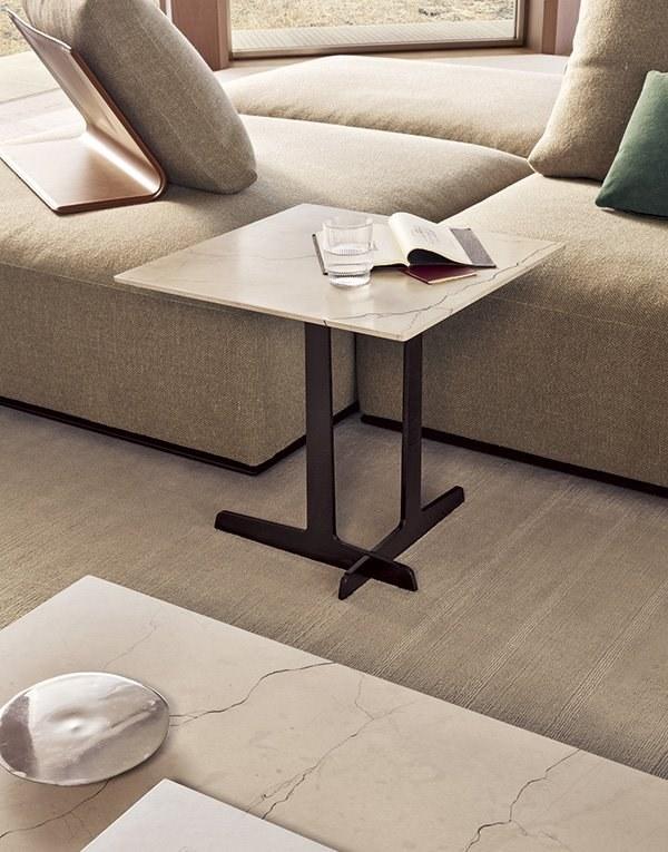 Rectangular marble coffee table | Westside by Poliform