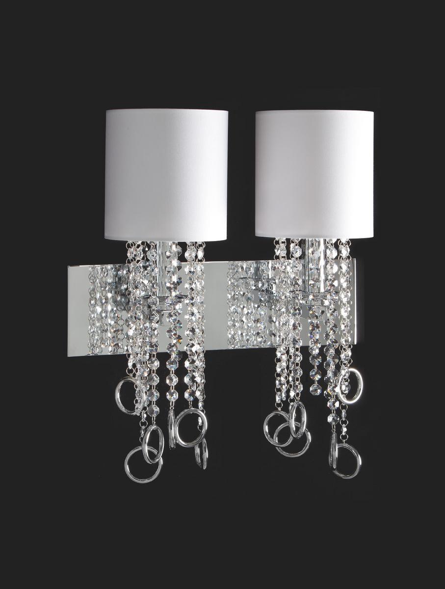 Wall lamp with crystals | Lisa by Aiardini lighting