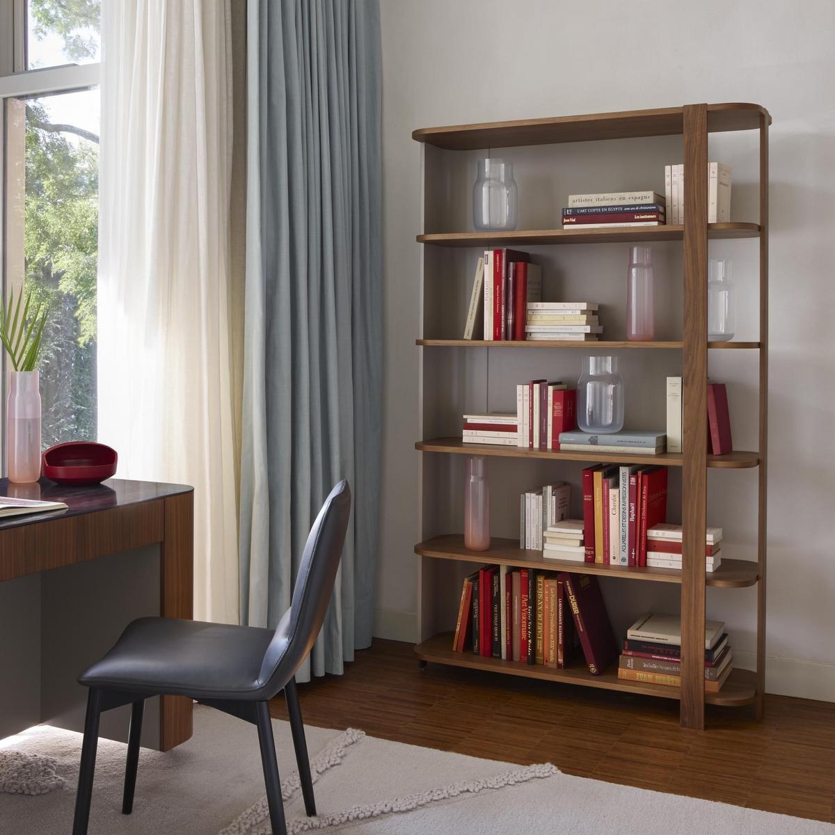 Open wood veneer bookcase | Postmoderne by Ligne Roset