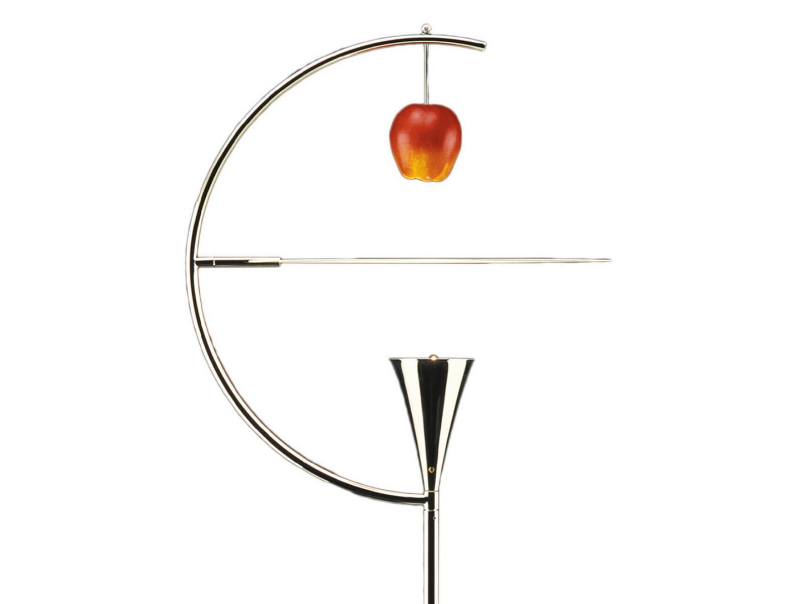 LED chrome plated floor lamp | Newton by Nemo