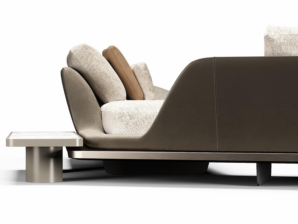 Low wood and glass coffee table | Tau 40 by Reflex