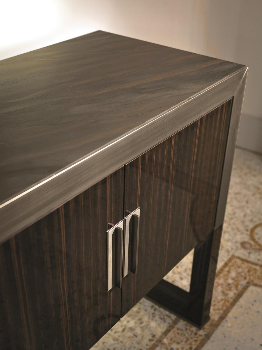 Modular metal sideboard with doors | Armand by Longhi