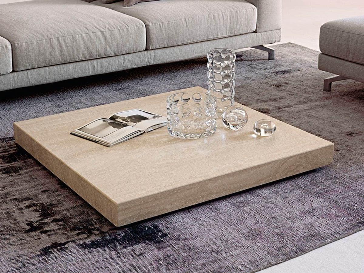 Travertine coffee table | Dude by Dema