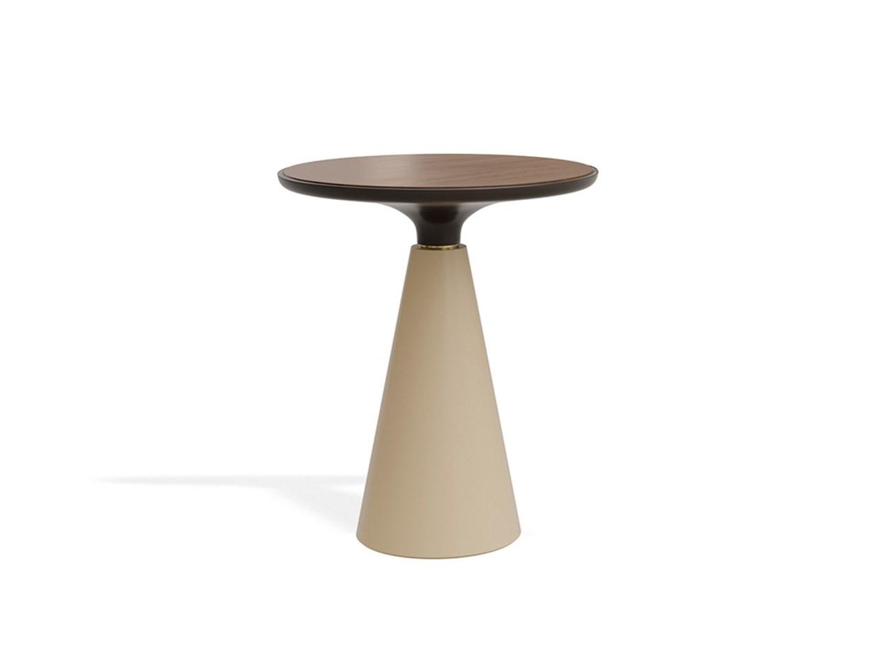 Round wooden coffee table | Pr.298 by Stella del Mobile