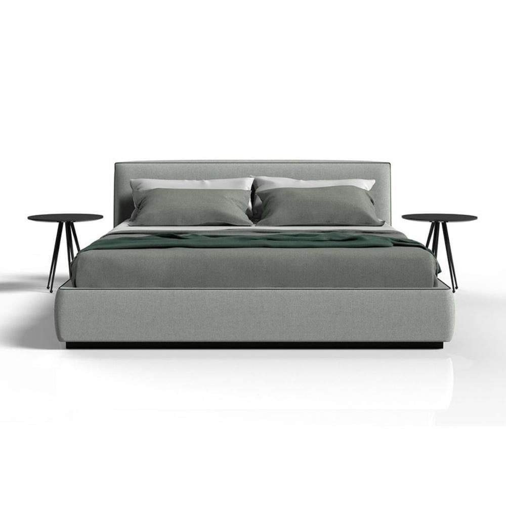 Fabric bed with upholstered headboard | Dion by Alberta Salotti
