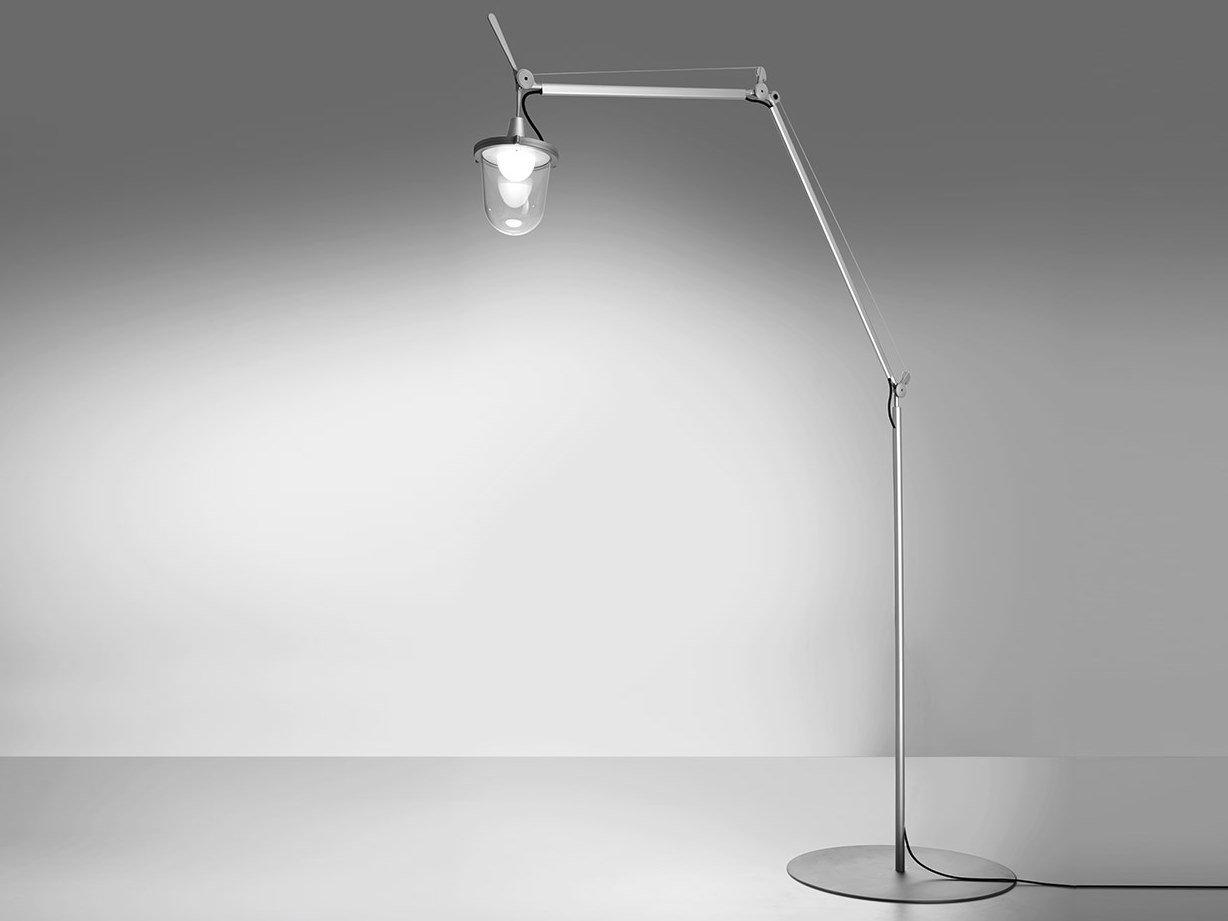 LED adjustable aluminium floor lamp | Tolomeo Lampione Outdoor Floor by Artemide