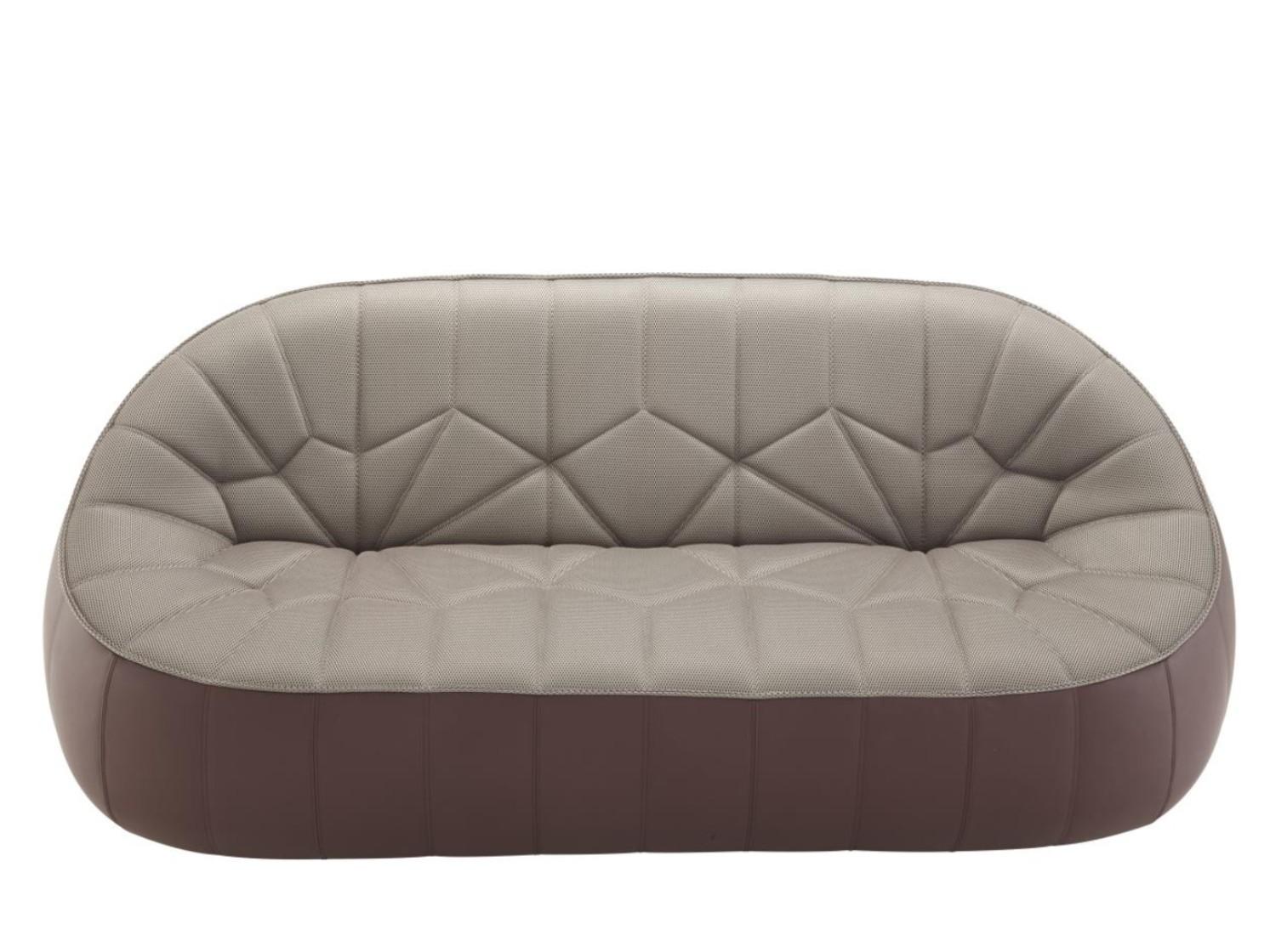 3 seater fabric sofa | Ottoman by Ligne Roset