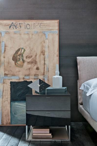 Rectangular bedside table | 909 by Molteni