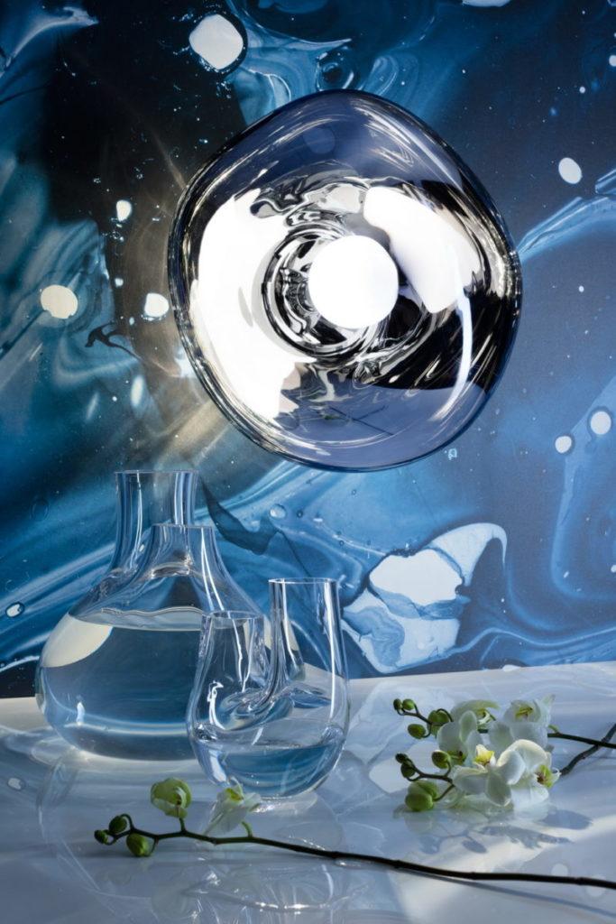 Polycarbonate (pc) pendant lamp in a contemporary style | Melt by Tom Dixon