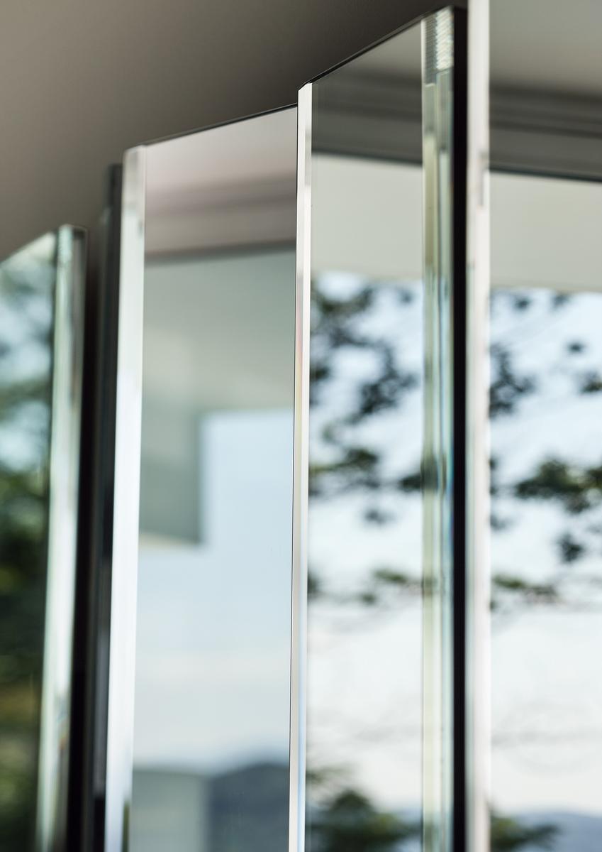 Rectangular wall-mounted mirror | Mirage by Lema