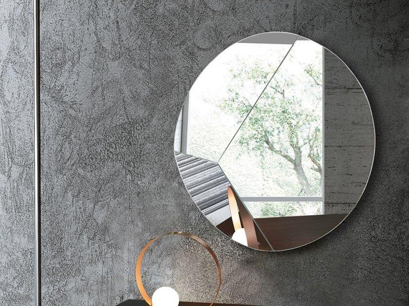 Round wall-mounted mirror | Circle by Riflessi