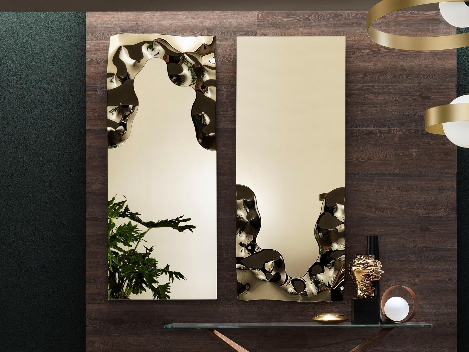 Rectangular wall-mounted mirror | Venere by Riflessi