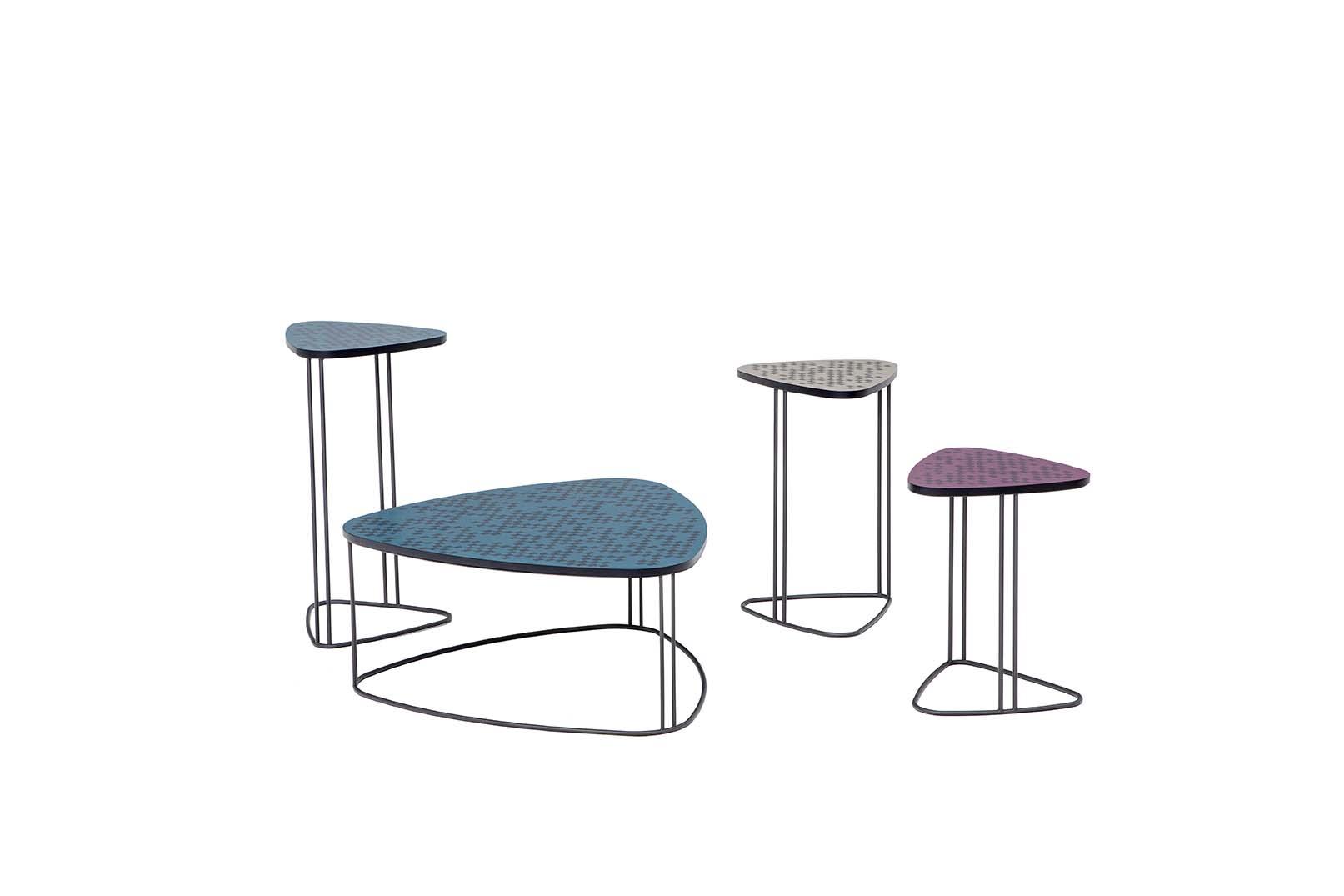 Triangular MDF high side table | Mix by Tonin Casa