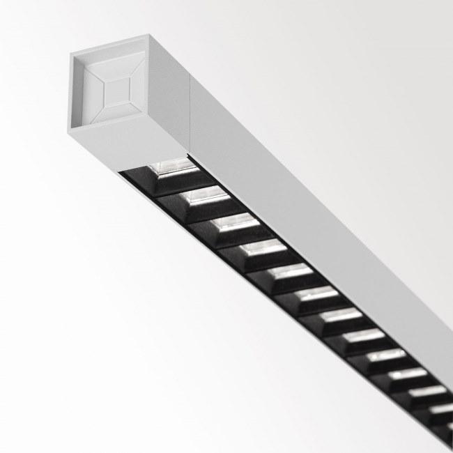 LED metal ceiling lamp | Inform Sq F by Delta light