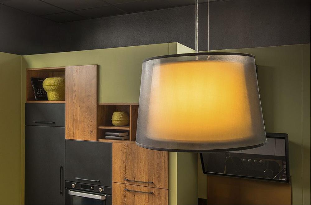 Fabric pendant lamp in a contemporary style | Soprana by SLV