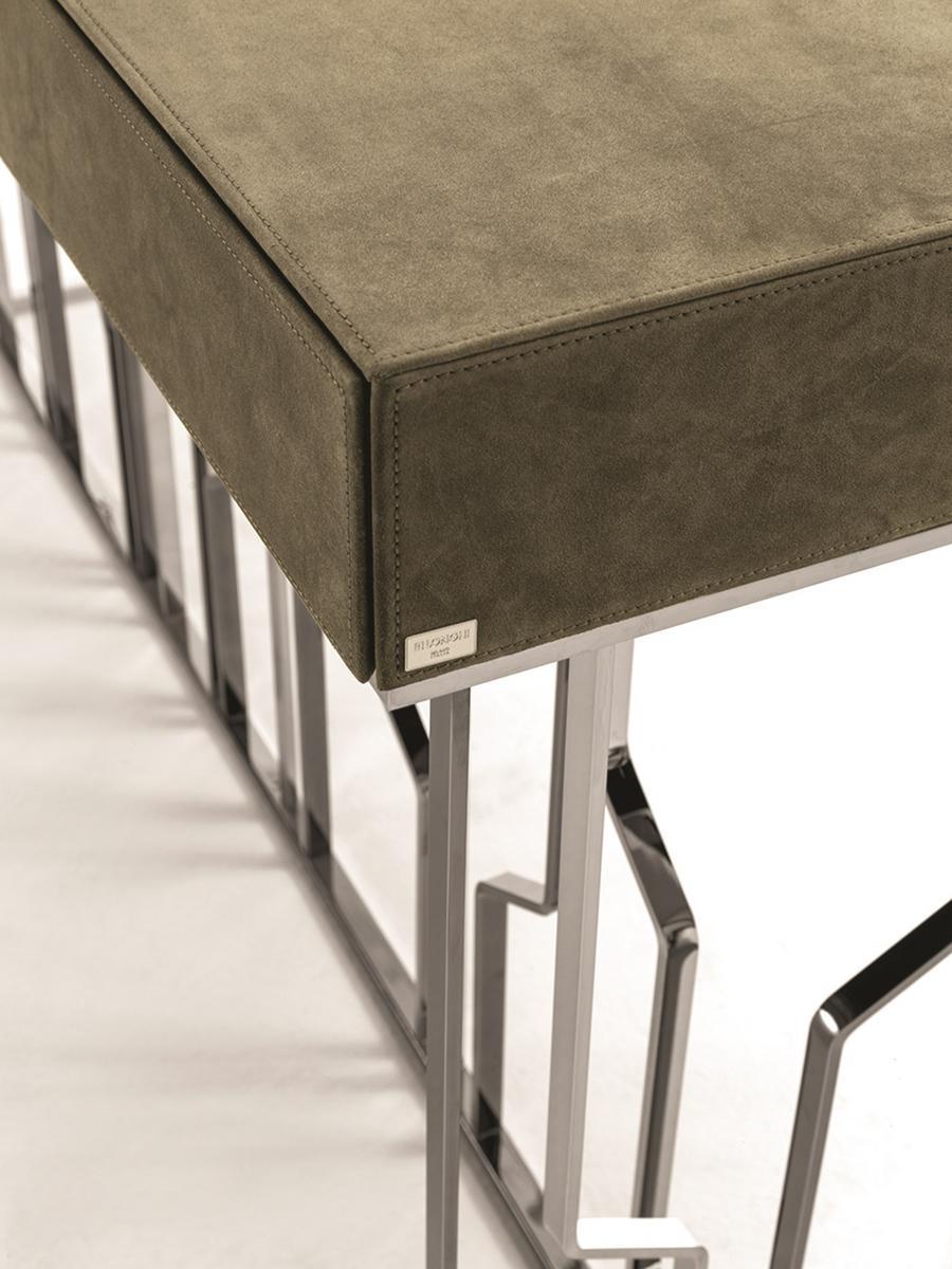 Rectangular metal console with drawers | Ginza Evo by Longhi