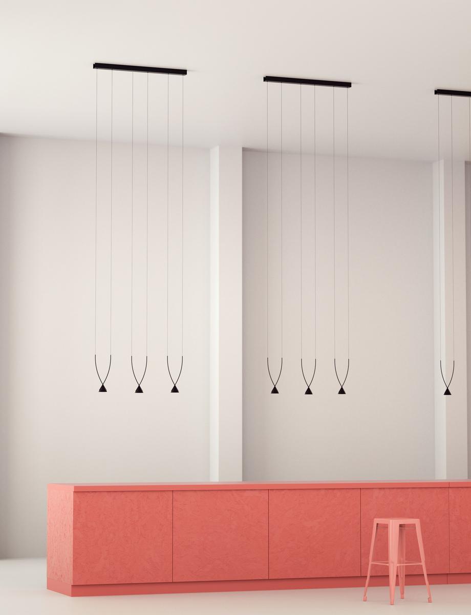 Nylon® recycled glass pendant lamp | Jewel by Axolight