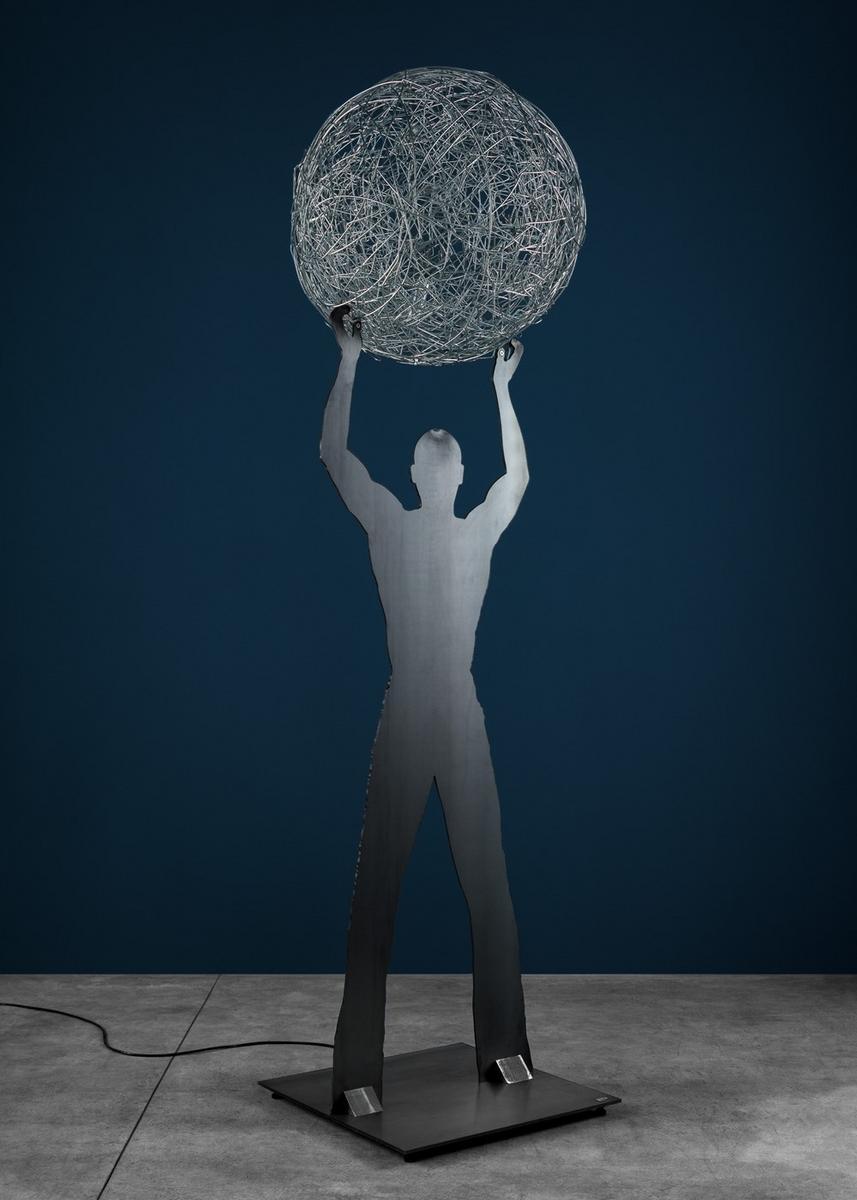 LED floor lamp | Uomo Della Luce Xxl by Catellani & Smith