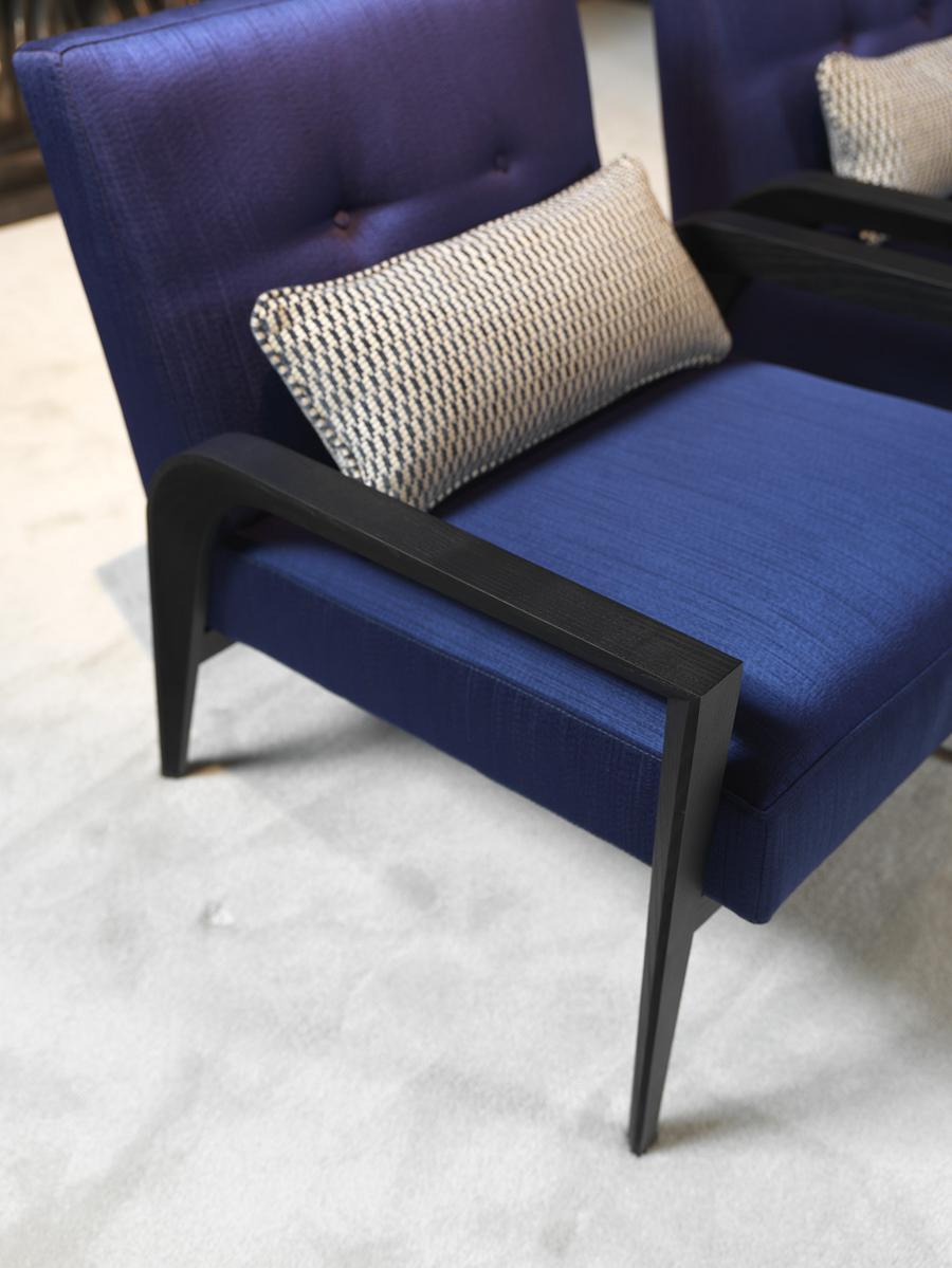 Ash armchair with armrests | Teseo by Ezio Bellotti