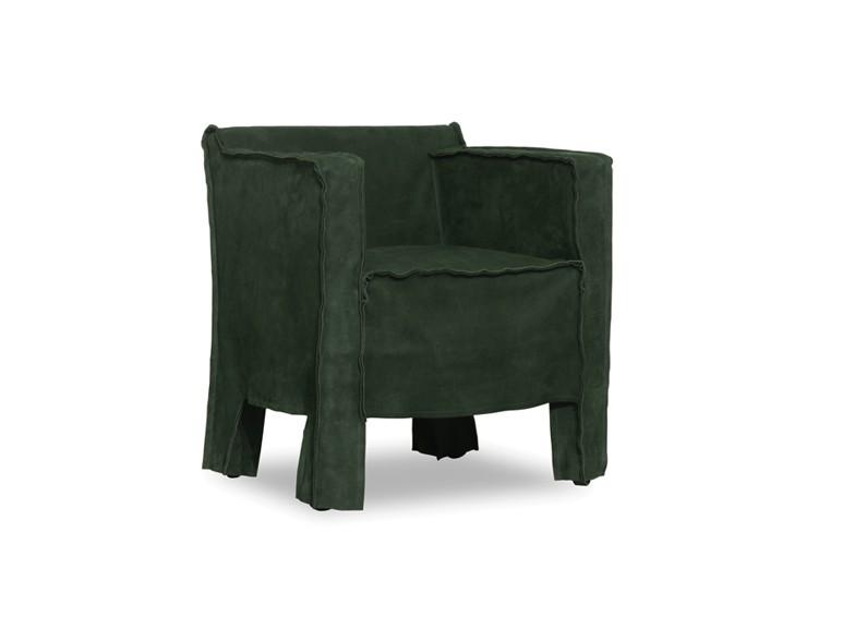 Leather easy chair | Summer Arms by Baxter