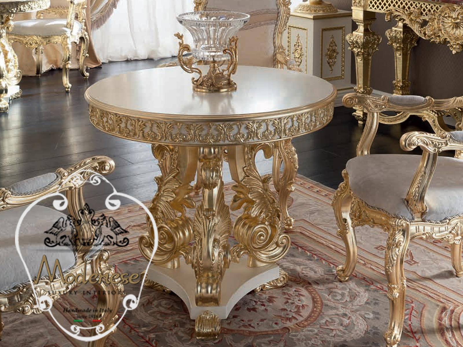 Round wooden table | 14102 by Modenese Gastone