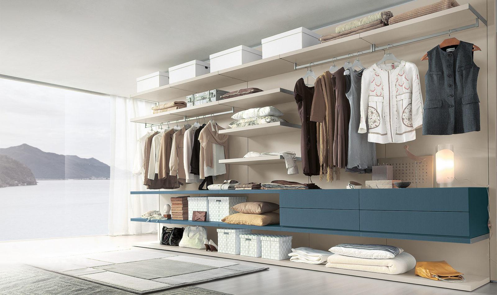 Corner melamine walk-in closet | Store by ALF Dafre