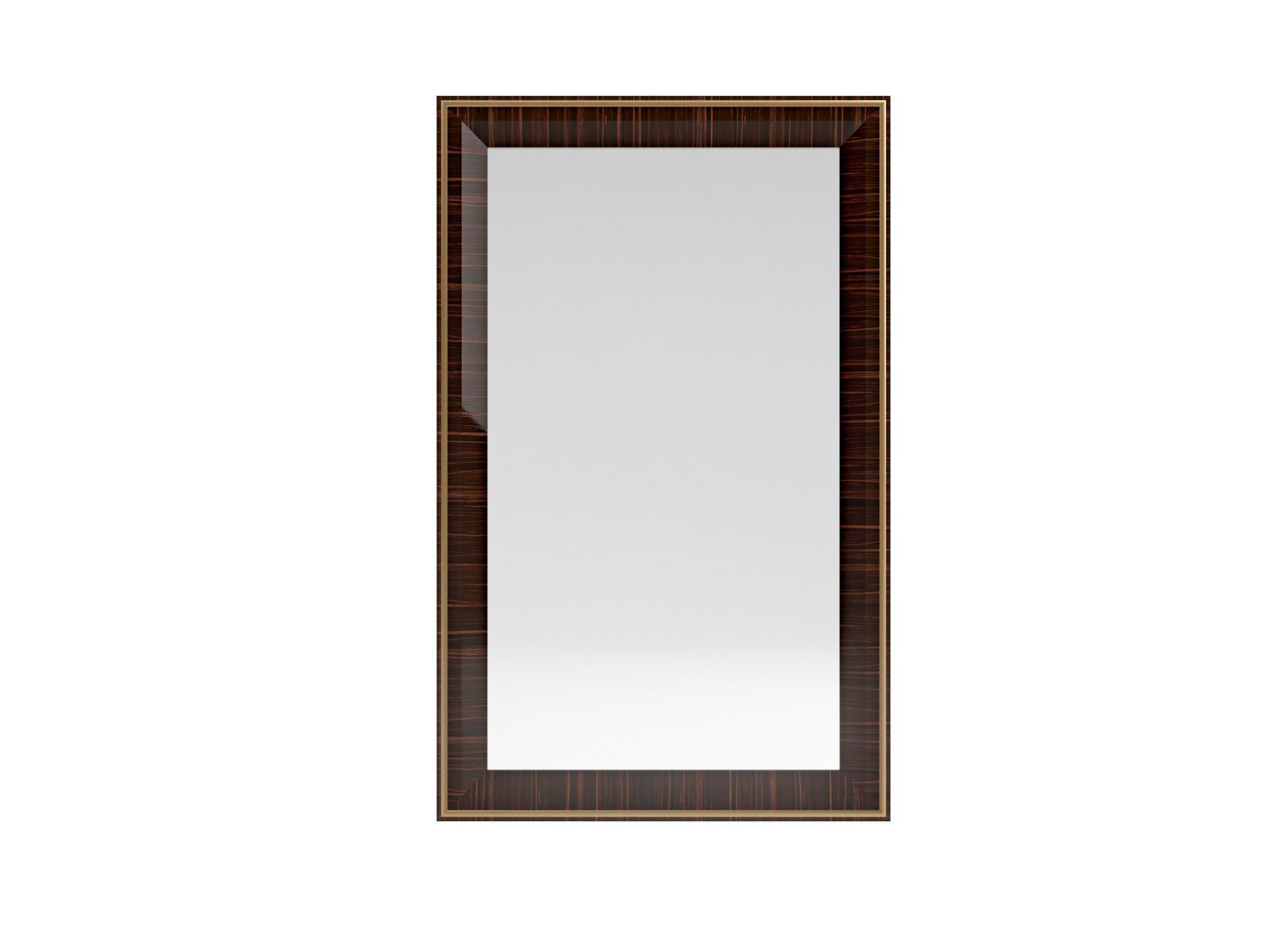 Rectangular framed wooden mirror | Ku R by Capital Collection