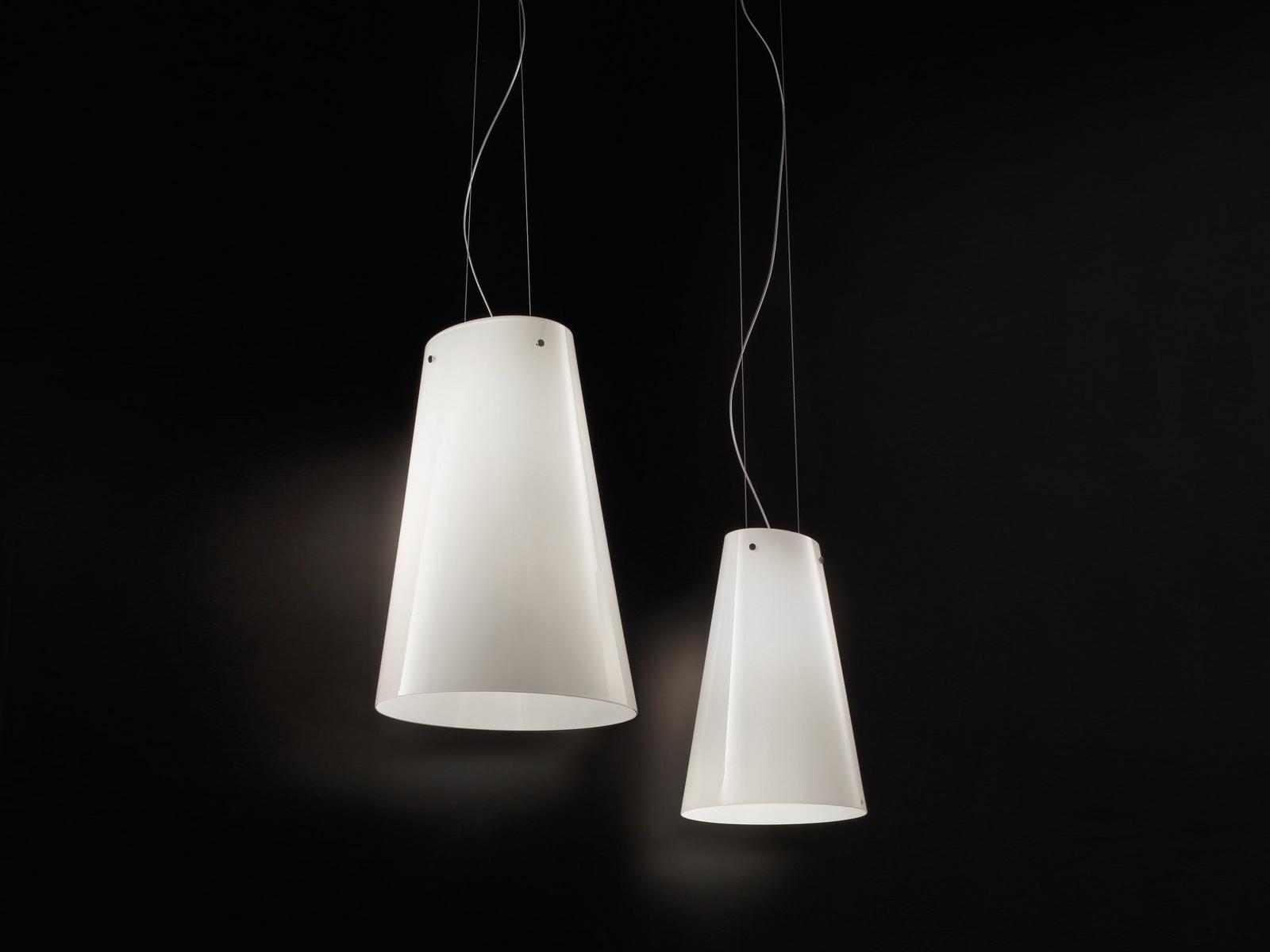 Glass pendant lamp | Cleo Sp by Vistosi