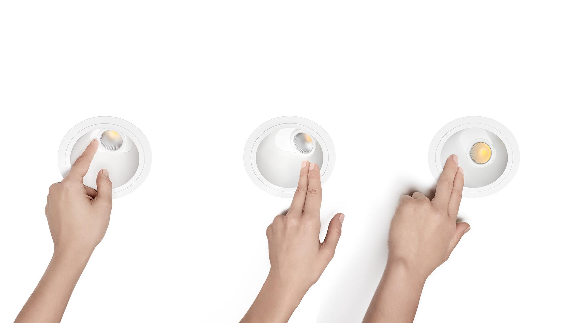 LED adjustable recessed spotlight | Pointer by Arkoslight