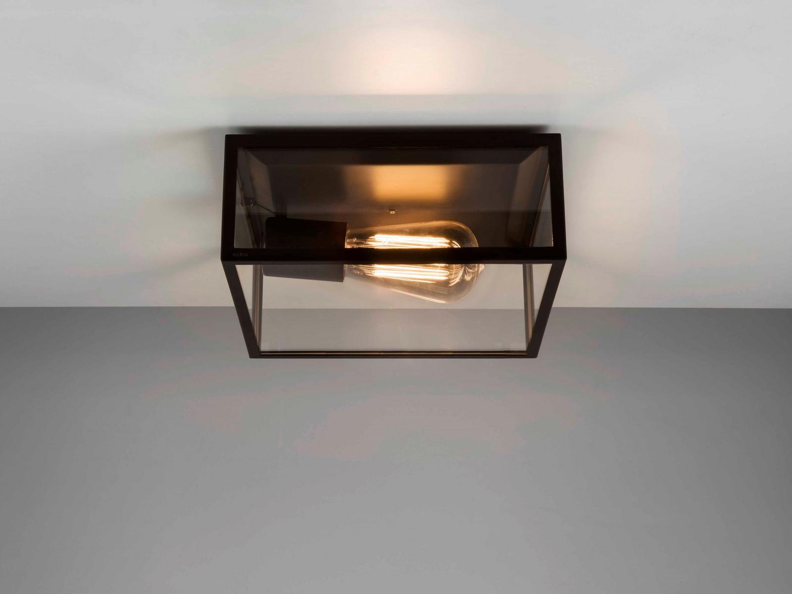 Glass and Stainless Steel ceiling lamp | Bronte by Astro lighting