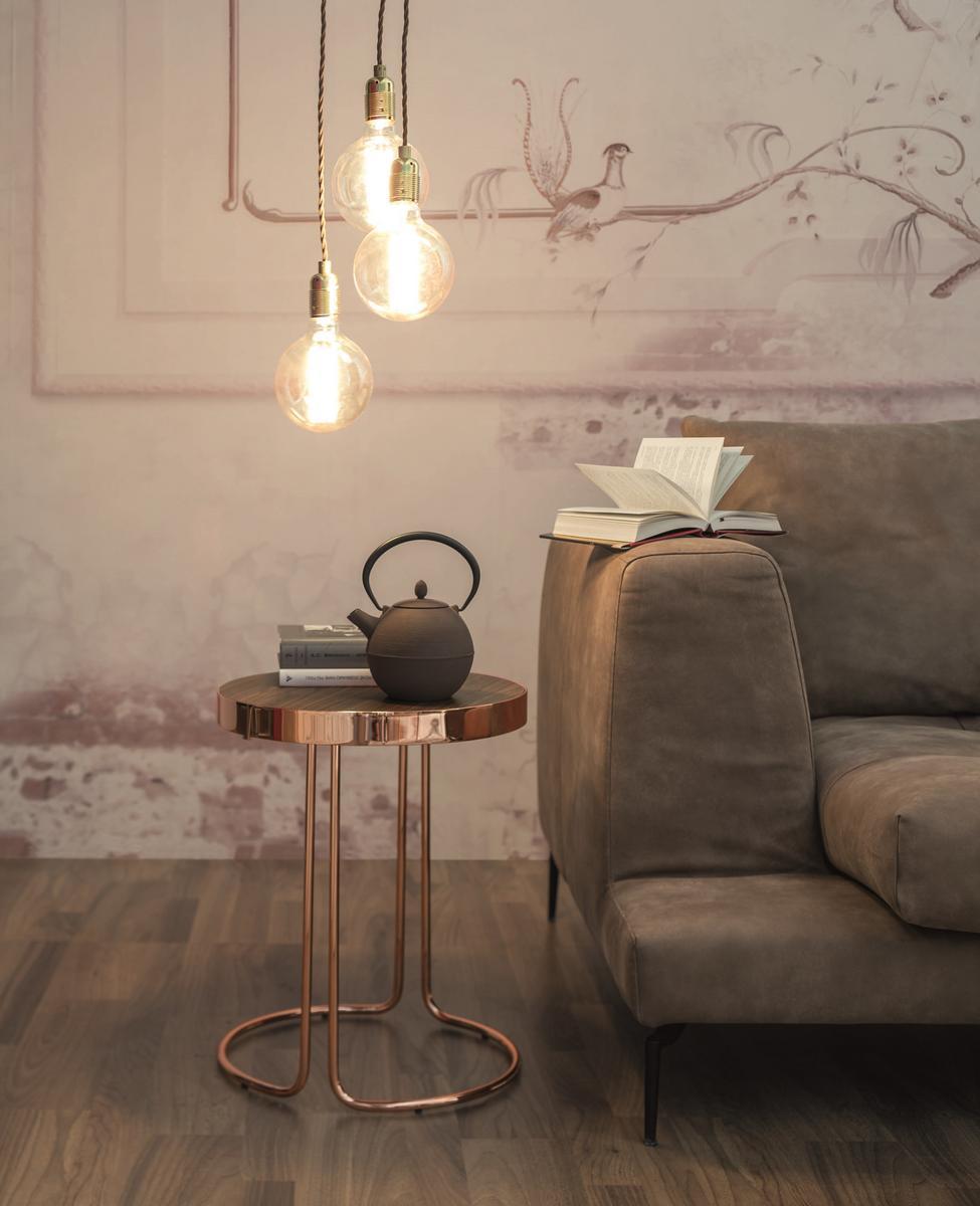 Round high side table | Cora by Tonin Casa