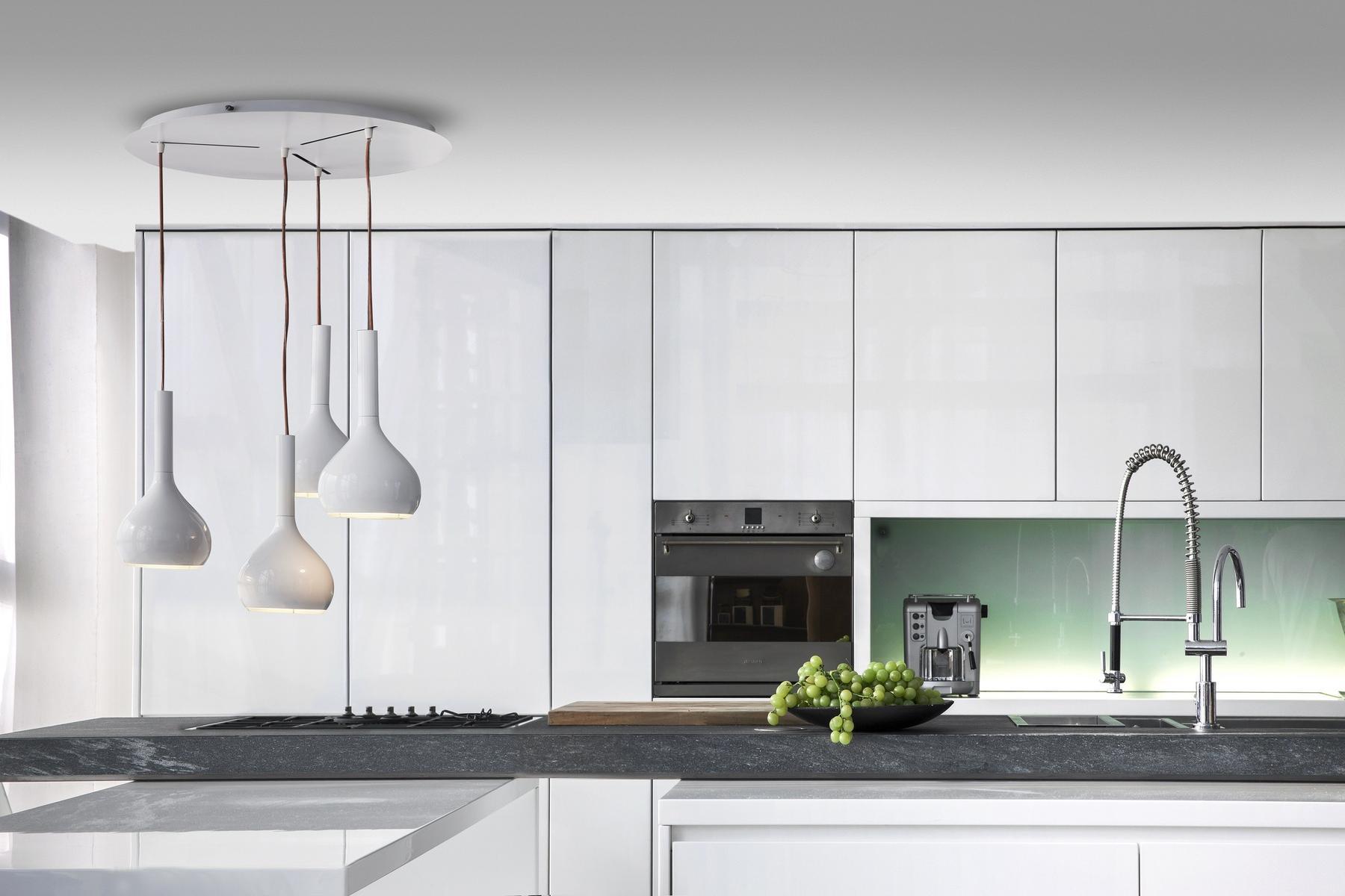 LED direct light aluminium pendant lamp | Lys - 434/l by Oluce
