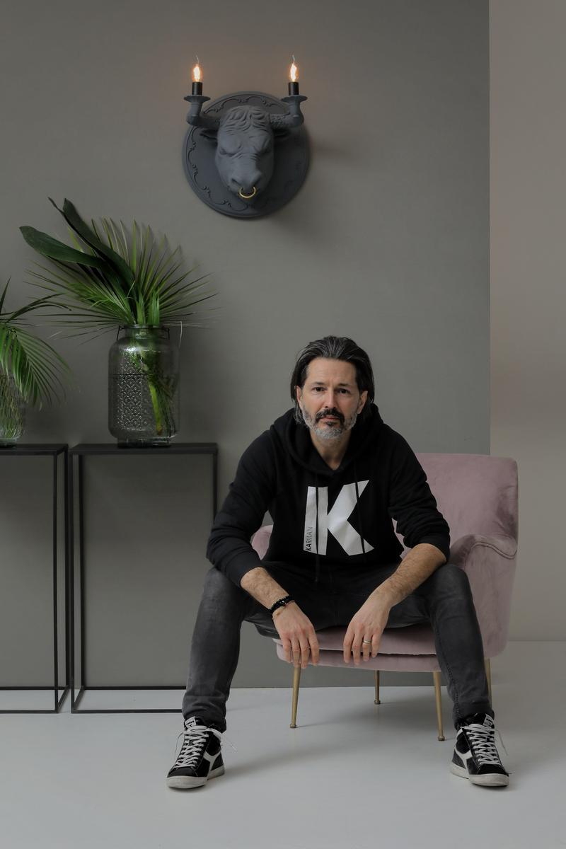 LED ceramic wall lamp | Corrado by Karman