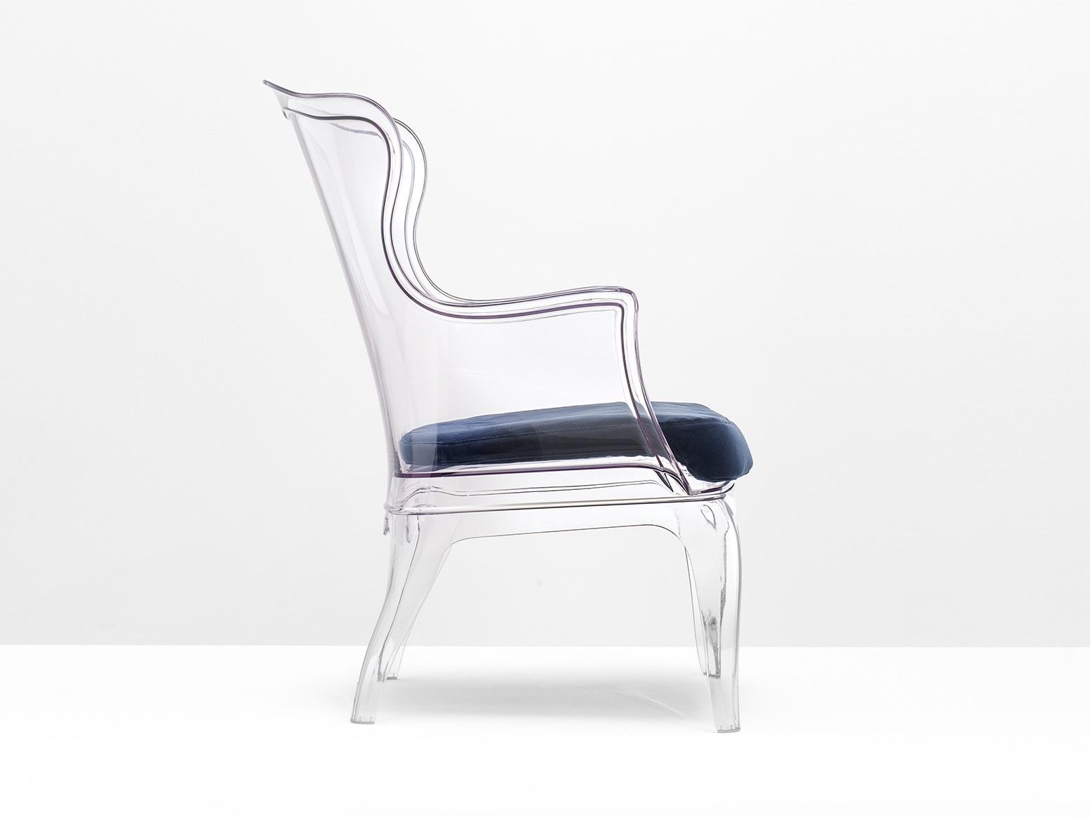 Polycarbonate armchair | Pasha 660 by Pedrali