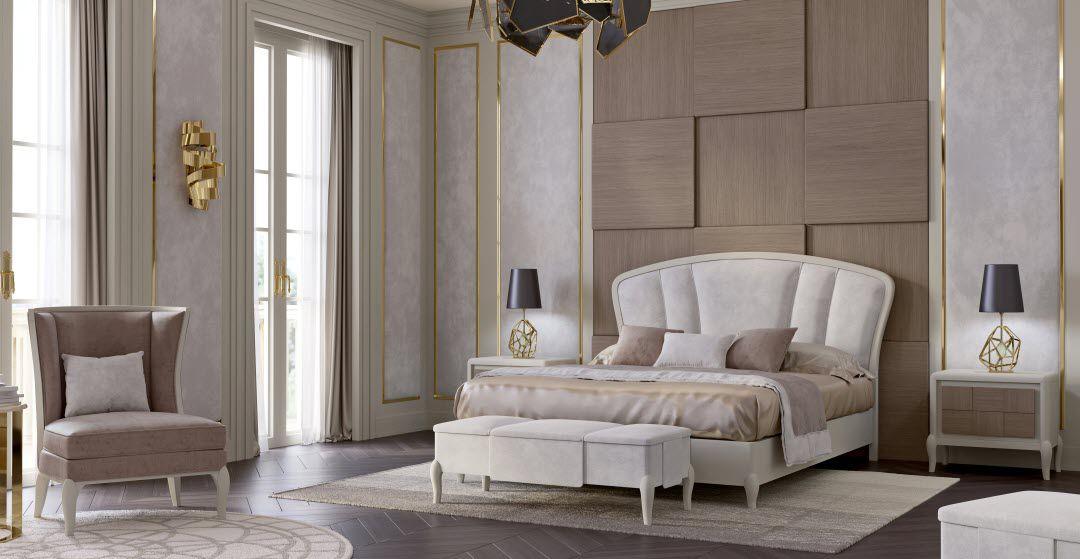 Velvet bedroom set | Ocean by Francesco Pasi