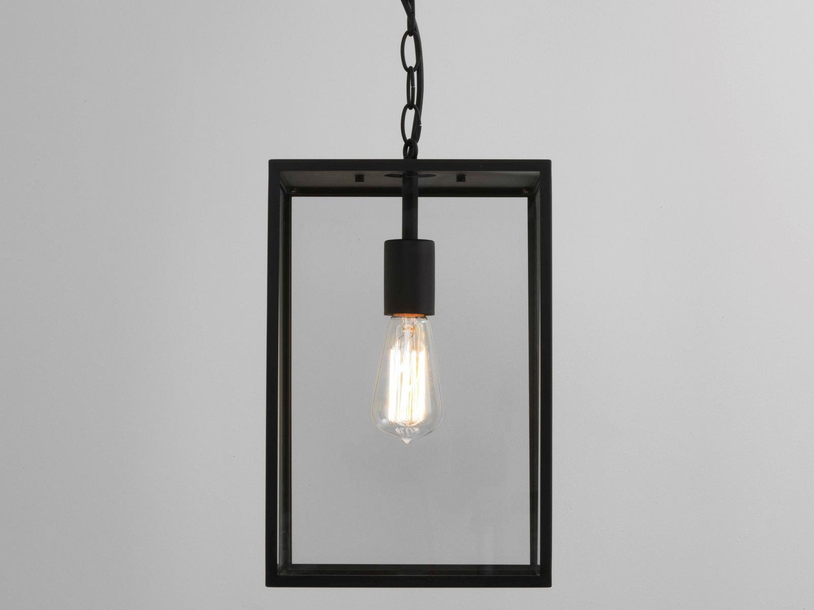 LED Glass and Stainless Steel outdoor pendant lamp | Homefield Pendant by Astro lighting
