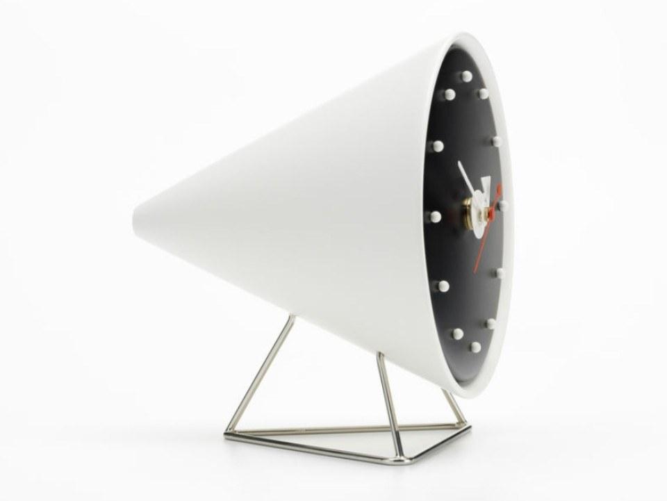 Table-top polyurethane clock | Cone Clock by Vitra