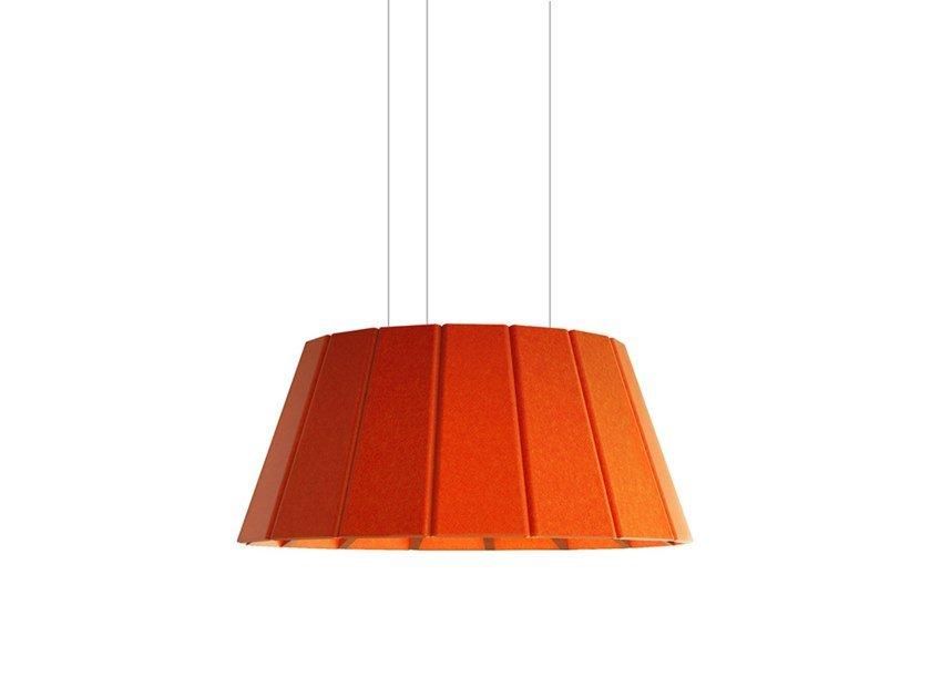 LED acoustic PET pendant lamp | Vaporecho by Panzeri