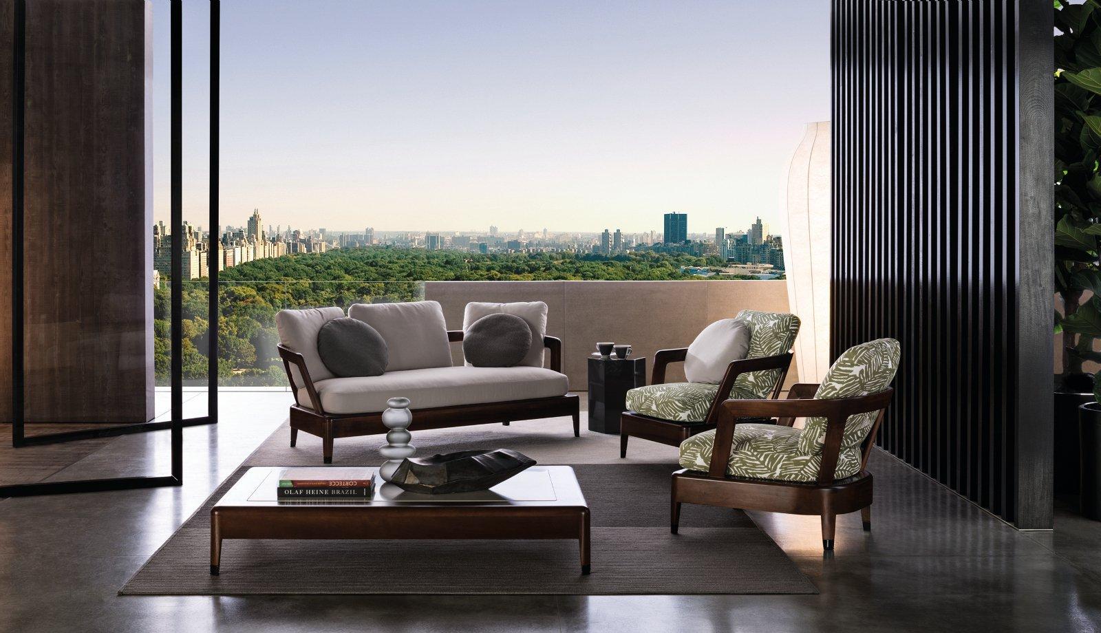 Outdoor armchair | Virginia Outdoor by Minotti