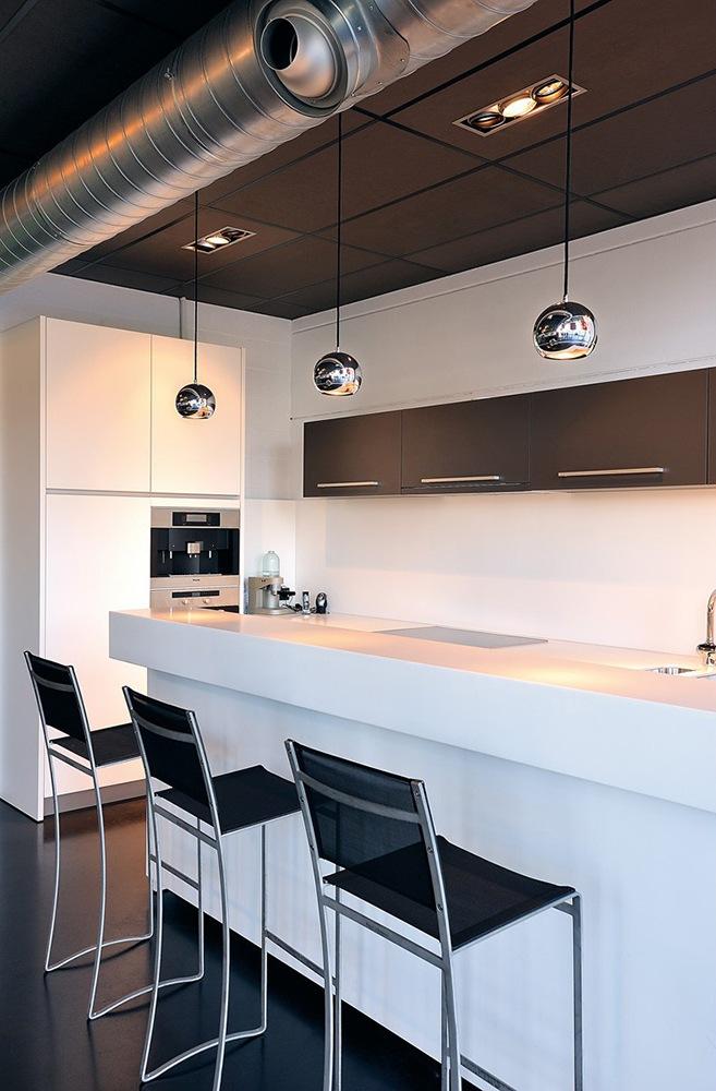 Steel pendant lamp in a contemporary style | Light Eye by SLV