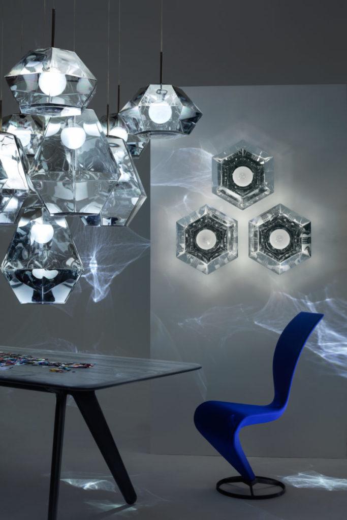 Polycarbonate (pc) pendant lamp in a contemporary style | Cut by Tom Dixon