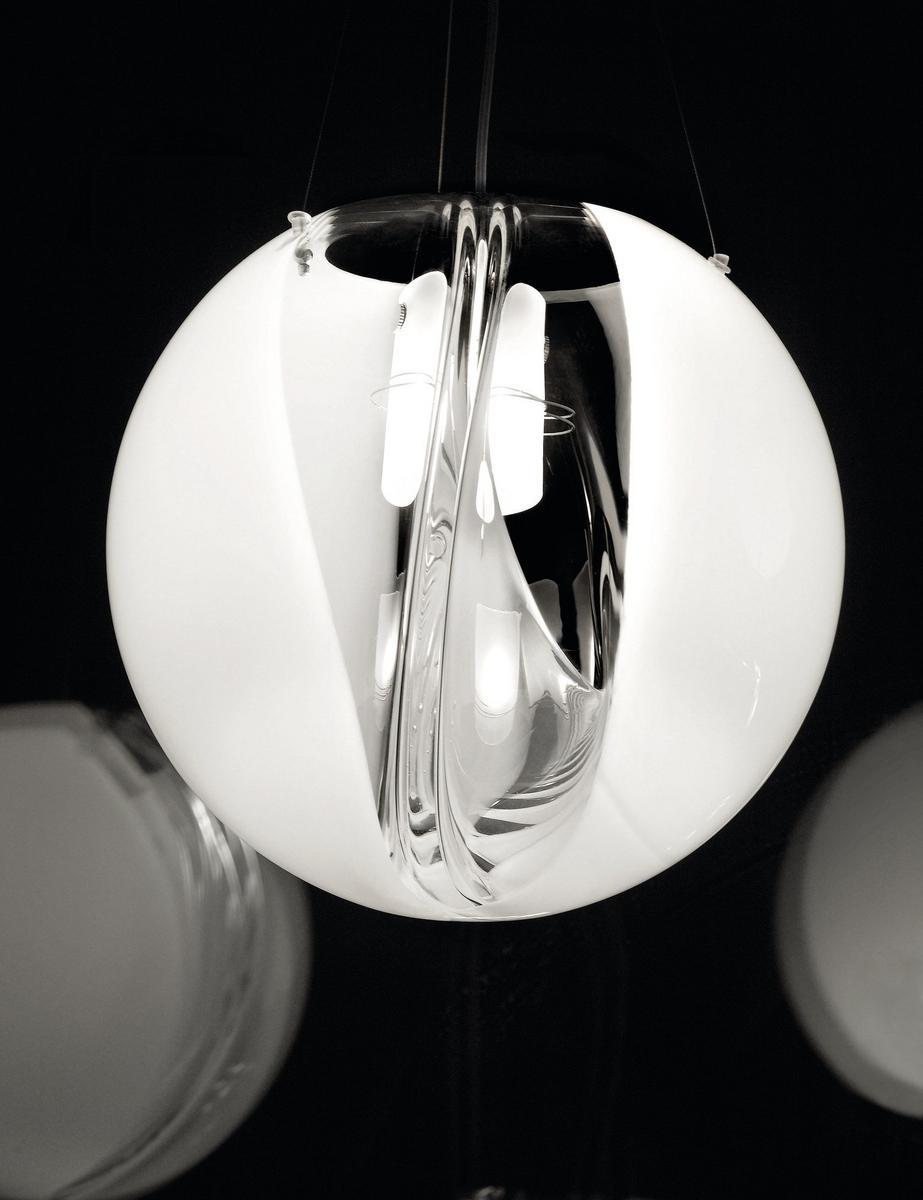 Glass pendant lamp | Poc Sp by Vistosi