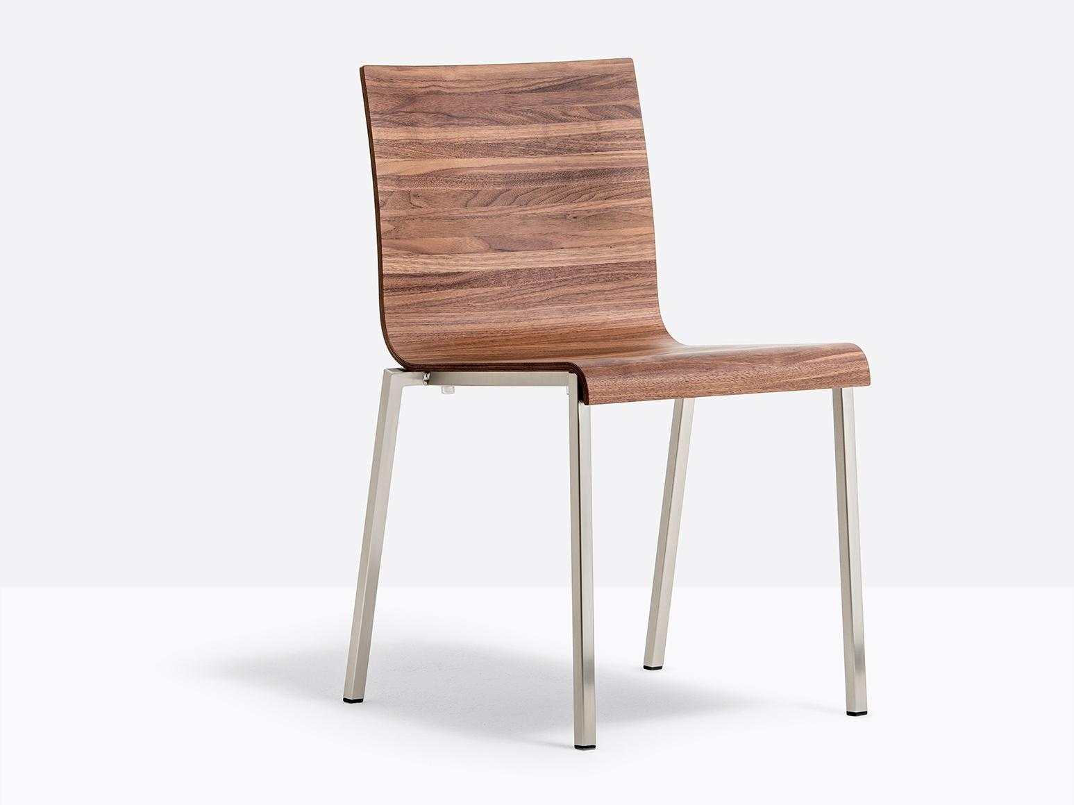 Stackable chair | Kuadra Xl 2411 by Pedrali