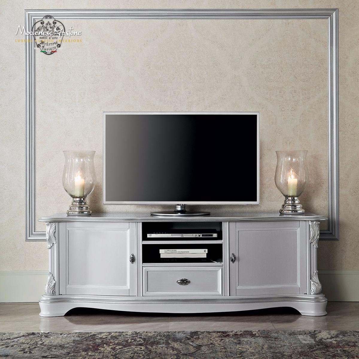Classic style wooden TV cabinet | 13111 by Modenese Gastone