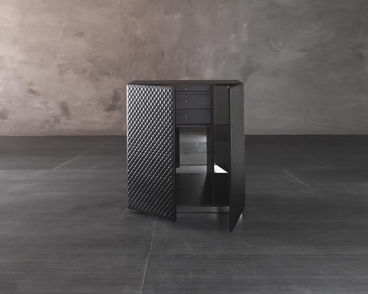Nabuk sideboard in a luxury style with drawers | Julia by Rugiano
