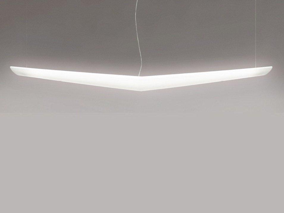 Direct light fluorescent pendant lamp | Mouette Symmetric by Artemide